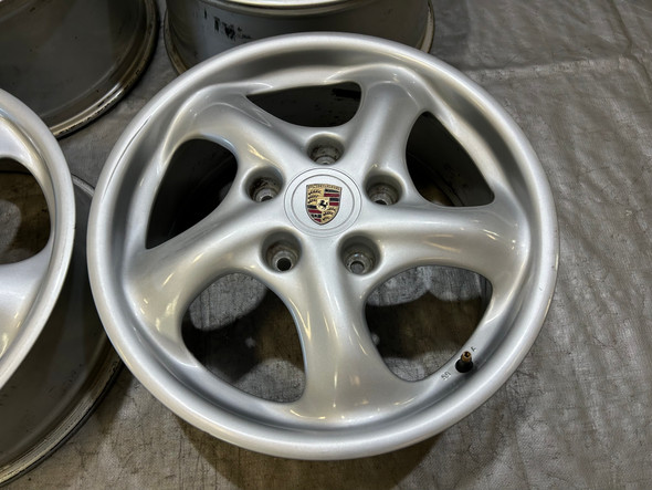 1997-2001 Porsche 986 Boxster S 17" Twist Look Wheels Rims / Set of 4 / BX068 1997-2001 Porsche 986 Boxster S 17" Twist Look Wheels Rims / Set of 4 / BX068