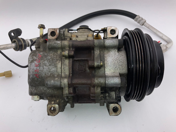 1999-2000 Mazda Miata OEM AC Compressor w/ Rubber Hoses /  NB254