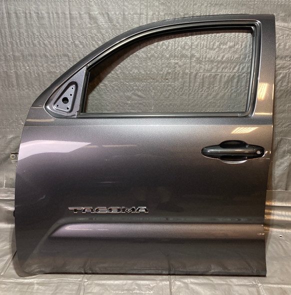 2016-2023 Toyota Tacoma Driver Front Door Assembly / Magnetic Gray  TC004
