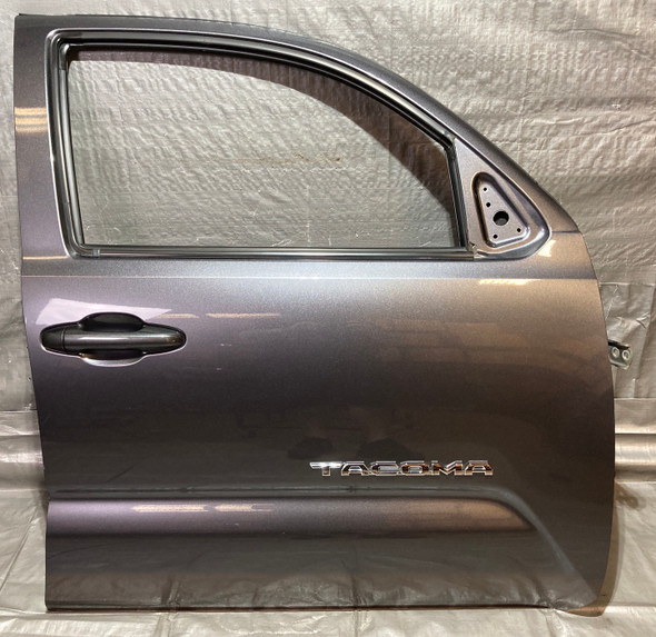 2016-2023 Toyota Tacoma Passenger Front Door Assembly / Magnetic Gray  TC004