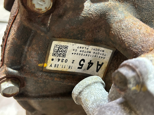 2016-2020 Toyota Tacoma 3.5l V6 4X4 Front Differential Assembly / 3.90 / TC004