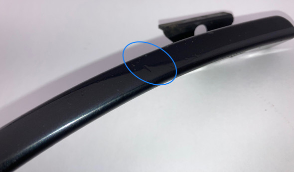 2015-2020 Nissan 370Z Nismo Coupe Passenger Side Rear Fender Flare Trim / Magnetic Black  7Z023