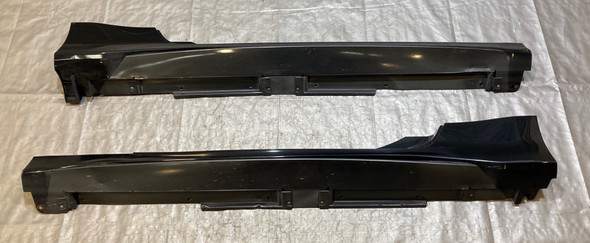 2015-2020 Nissan 370Z NISMO Side Skirts Rocker Moldings / Pair / Magnetic Black  7Z023