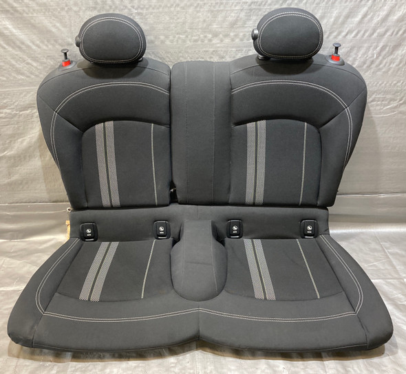 2016-2022 Mini Cooper F55 F56 2DR Hatchback JCW Rear Seat Set / Black Cloth /   R3013