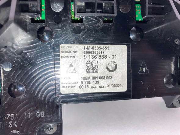 2014-2018 Mini Cooper F56 F57 JCW Instrument Gauge Cluster / 9136838 / 94K R3013