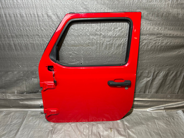 2018-2024 Jeep Wrangler JL Unlimited 4DR / Gladiator JT Driver Front Door Assembly / Firecracker Red JL011