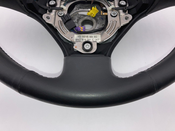 2000-2006 Audi TT Black Leather Steering Wheel / OEM / Automatic /  T1035