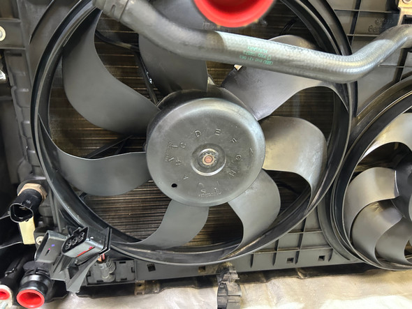 2000-2006 Audi TT 180hp Front Core Support / Radiator Support w/ Fan / 75K T1035