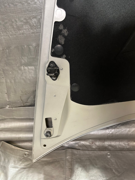 2005-2013 Chevrolet Corvette C6 Base Hood Panel / OEM / Machine Silver Metallic  C6020