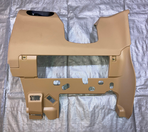 2015-2018 Porsche Macan Driver Knee Dash Column Trim Panel / Luxor Beige /   PM006