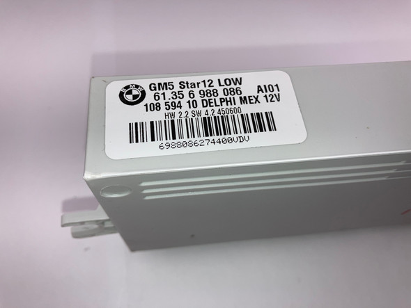 2007 E86 BMW Z4 M Coupe GM5 Star12 Body Control Module / 61356988086 /   Z4061