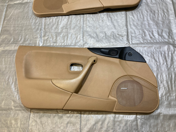1999-2000 Mazda Miata Interior Door Panels / Pair / Tan /   NB262