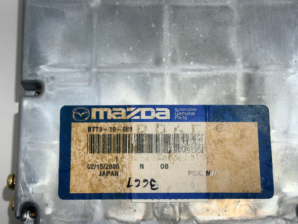 2001-2002 Mazda Miata ECU Computer / Immobilizer / Ignition w/ Key / Manual / BTT318881 / NB259