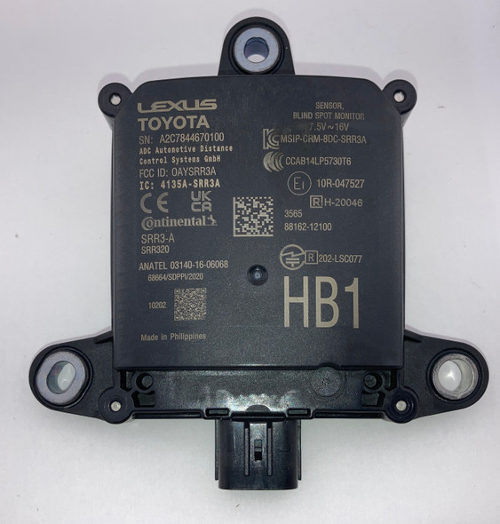 2023-2025 Toyota GR Corolla Passenger Side Blind Spot Radar Sensor /   GRC01