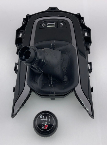 2023-2025 Toyota GR Corolla OEM Manual Shift Knob w/ Boot / Trim Surround /   GRC01