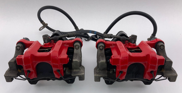 2017-2019 Honda Civic Type R FK8 OEM Rear Brake Calipers / Red / Pair /   TR105
