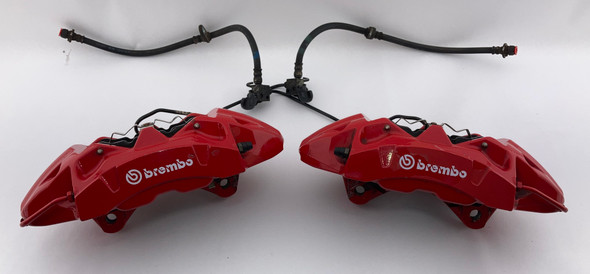 2017-2021 FK8 Honda Civic Type R OEM Front Brembo Brake Calipers / Pair / Red /   TR105