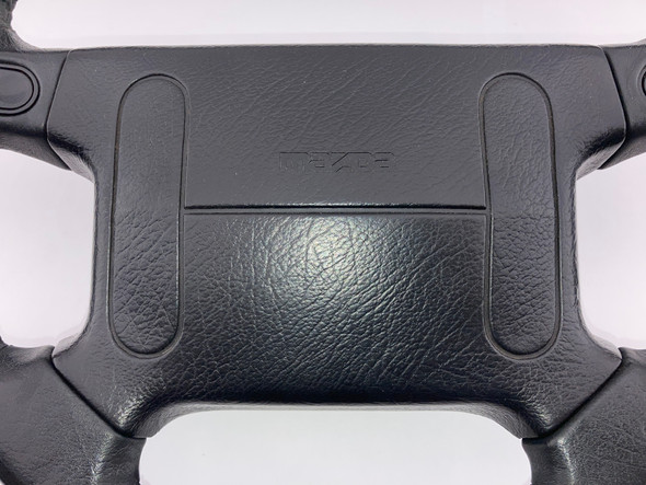 1990-1997 Mazda Miata Black Leather Steering Wheel w/ Airbag /   NA110