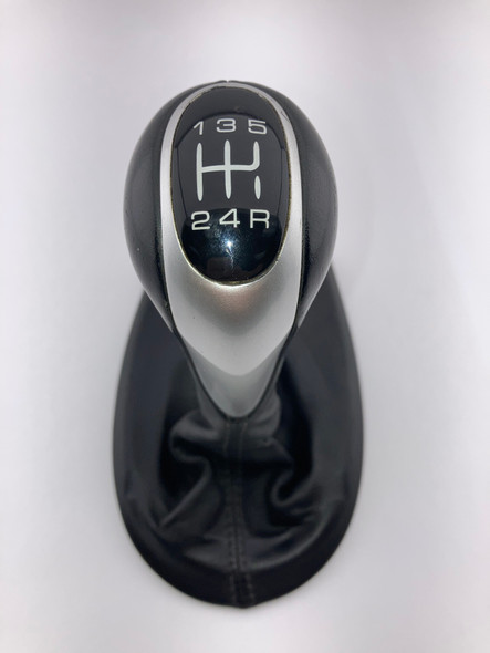 1997-2004 Porsche 986 Boxster 5 Speed Manual Shift Knob w/ Boot / Black /   BX067