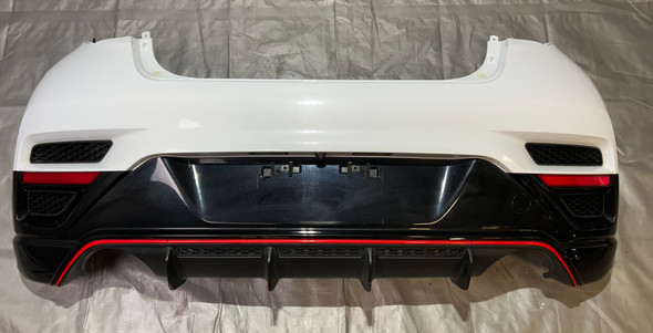 2019-2022 Hyundai Veloster N Rear Bumper Cover w/ Grilles / Chalk White HV011