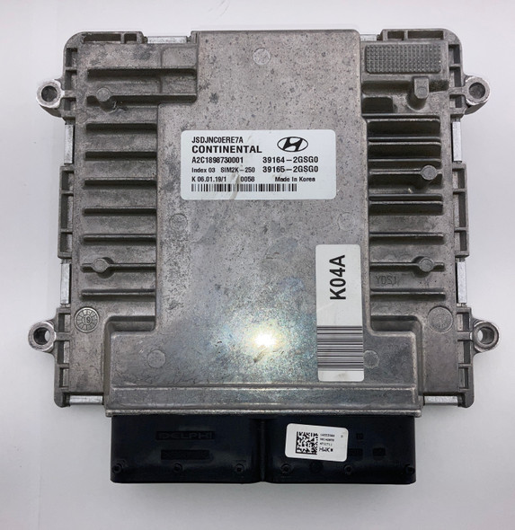 2019 Hyundai Veloster N Engine Control Module ECU / 39164-2GSG0 / 51K HV011