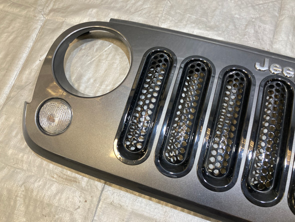 2007-2017 Jeep Wrangler JK Front Grille Panel / Granite Crystal Metallic  JK016