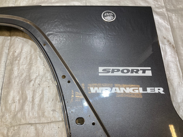 2007-2018 Jeep Wrangler JK Driver Fender Cowl Panel / Granite Crystal Metallic  JK016