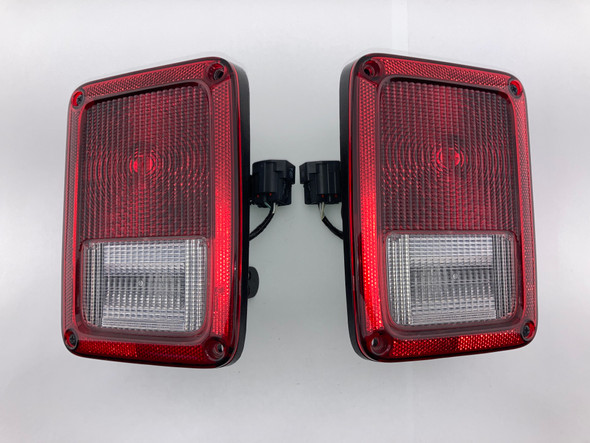 2007-2018 Jeep Wrangler JK OEM Tail Lights / Pair /   JK016