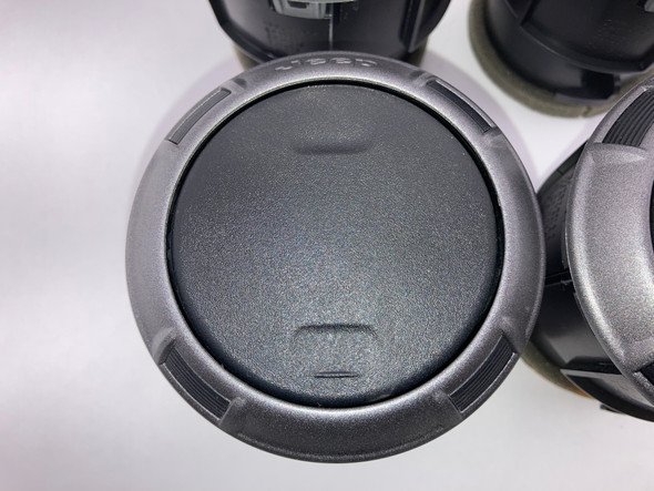 2011-2018 Jeep Wrangler JK Interior AC Vents / Set of 4 / Gray / 57K JK016