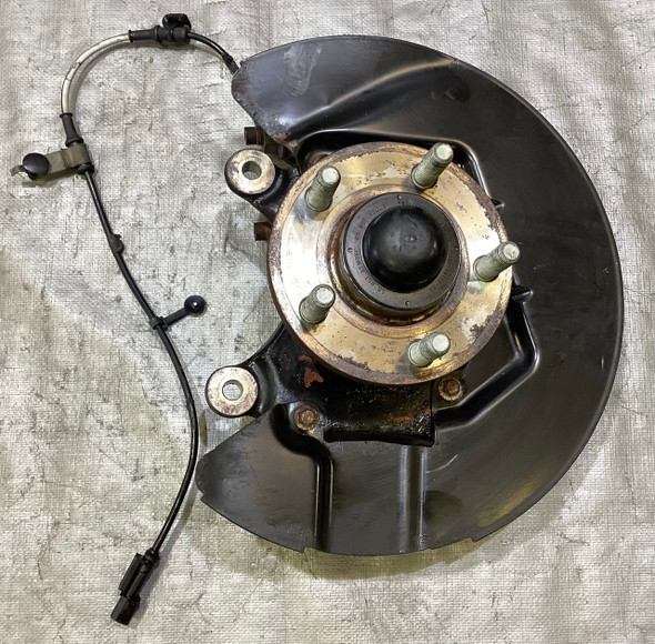 2015-2023 Ford Mustang S550 Passenger Front Knee / Knuckle Hub w/ Control Arms / 48K FM014