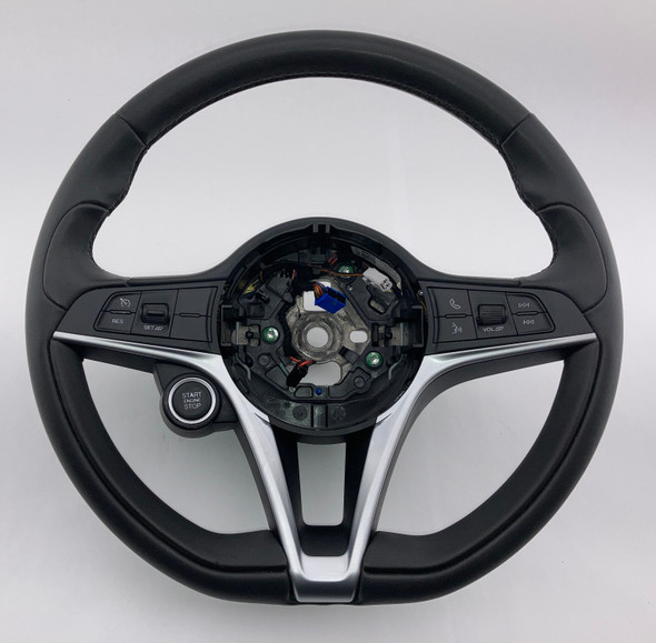 2017-2019 Alfa Romeo Giulia Ti Sport Leather Steering Wheel w/ Trim / Heated /   AG005