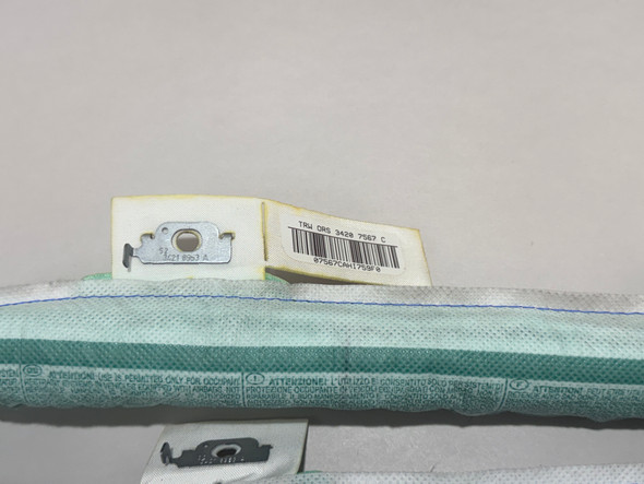 2017-2022 Alfa Romeo Giulia Driver Side Roof Curtain Airbag SRS / AG005