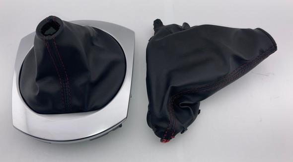 2016-2024 Mazda Mx5 Miata Manual Shift Boot w/ Surround Trim - Red Stitch /   ND049