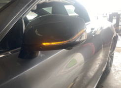 2017-2020 Infiniti Q60 Driver Side Mirror / Auto Dim / Blind Spot / Camera / Graphite Shadow IQ605