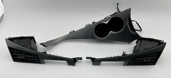 2017-2022 Infiniti Q60 Interior Dashboard Trim Set / Aluminum Look / IQ605