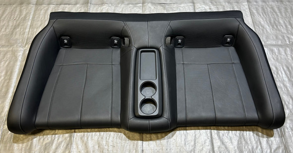 2017-2020 Infiniti Q60 Black Leather Rear Lower Seat Cushion / OEM / IQ605