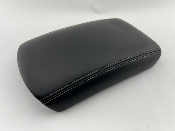 2017-2020 Infiniti Q60 Black Leather Center Console Lid / OEM / IQ605