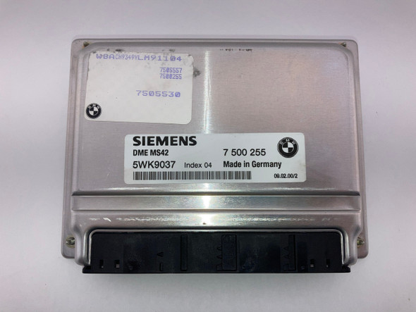 1999-2000 BMW Z3 Roadster 2.3 ECU Kit Ignition Switch EWS w/ Key / 7500255 /   Z3036