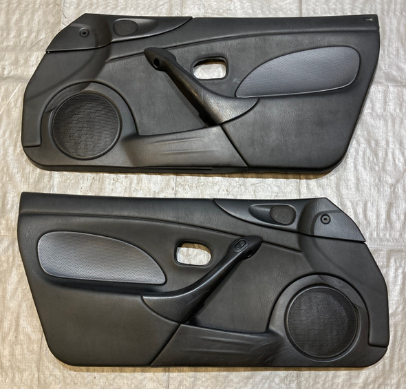 2001-2005 Mazda Miata Interior Door Panels / Black / Pair  /   NB261