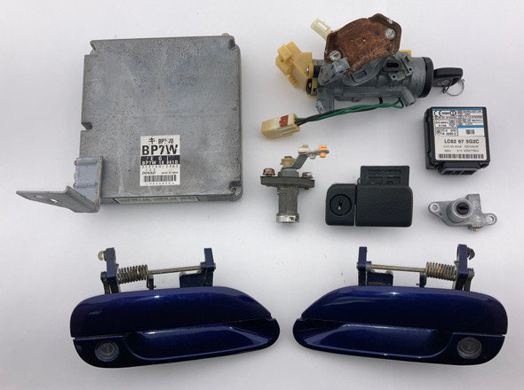 2004 Mazda Miata ECU Computer / Immobilizer / Ignition w/ Key / Automatic / BP7W18881D /   NB261