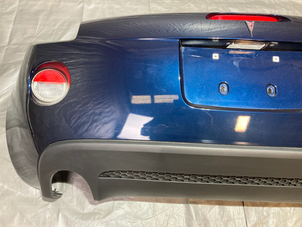 2006-2009 Pontiac Solstice GXP 2.0 Rear Bumper Cover w/ Valance / Deep (Dark Blue Metallic)  PS074
