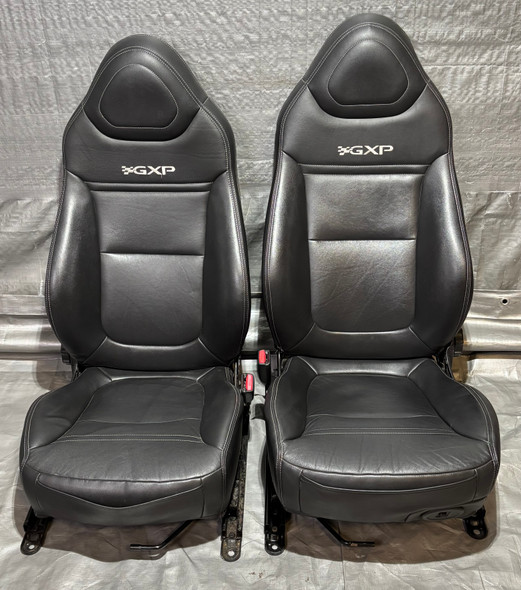 2006-2009 Pontiac Solstice GXP Black Leather Seats / Pair /   PS074
