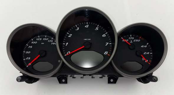 2009-2012 Porsche 987 Boxster S Instrument Gauge Cluster / Manual / 98764132501D07 / 103K BC035