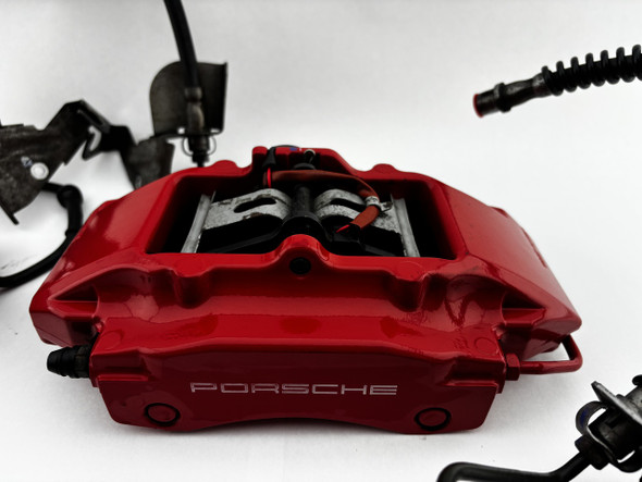 2009-2012 Porsche 987 Boxster S / Cayman S Brembo Brake Calipers / Red / Set of 4 / 103K BC035