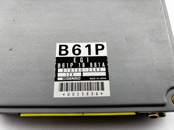 1990-1993 Mazda Miata 1.6l Engine Control Module ECU / B61P1881A / Manual /   NA106