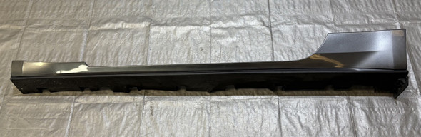 2015-2020 Ford Mustang GT S550 Driver Side Skirt Rocker Panel / Magnetic Metallic  FM016