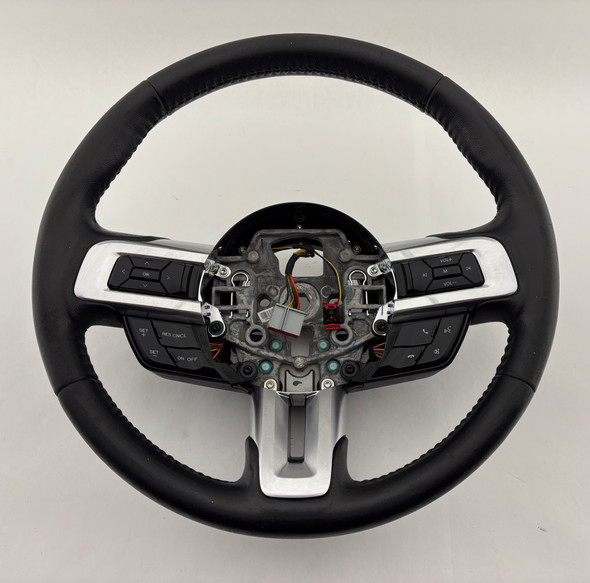 2015-2017 Ford Mustang GT S550 Black Leather Steering Wheel / Manual /   FM016