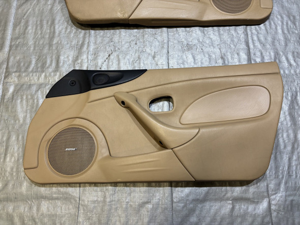 2001-2005 Mazda Miata Interior Door Panels / Pair / Tan  /   NB266
