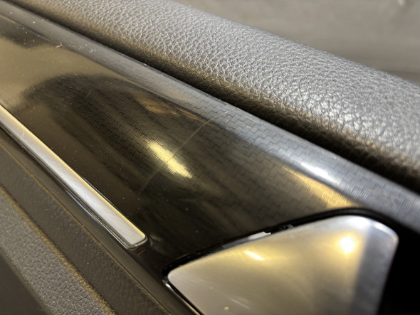 2017-2019 Volkswagen MK7 Golf R Black Leatherette Door Panels / Set of 4 /   M7R11