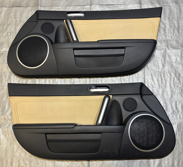 2009-2015 Mazda MX5 Miata Leather Door Panels / Dune Beige /   NC104